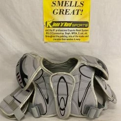 Lacrosse New And Used Used Warrior Adrenaline 6.0 Gray Size Youth Small Lacrosse Shoulder Pads