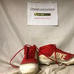 Used Nike Red Size 13 856 Baseball Cleats