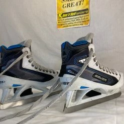 Used Bauer Reactor 7000 Size 6.5 D Ice Hockey Goalie Skates Bauer Skates