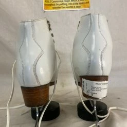 Used Celebrity White Size 4 Figure Skates MK Sheffield Fiesta Steel