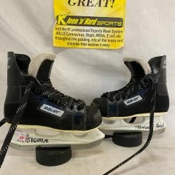 Used Bauer Challenger Size Yth 10 Ice Hockey Skates