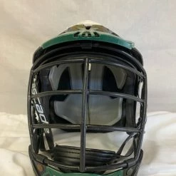 Used Cascade Size M/L Black Green Lacrosse Helmet Lacrosse New And Used
