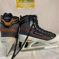 Used Bauer Performance Size 9.5 D Ice Hockey Goalie Skates
