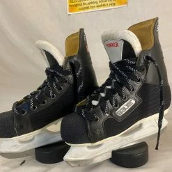 Used Bauer Premier Size 2 D Pond Hockey Skates Bauer Skates