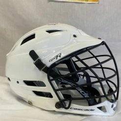 Used Cascade CPV-R Size M/L White Lacrosse Mens Helmet