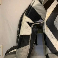 Ice Hockey Goalie Leg Pads Used Eagle Fusion Size 38