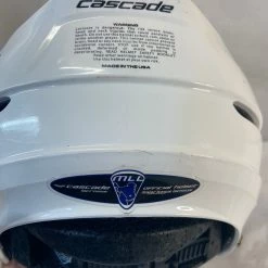 Lacrosse New And Used Used Cascade CPV-R Size XXS White Lacrosse Mens Helmet